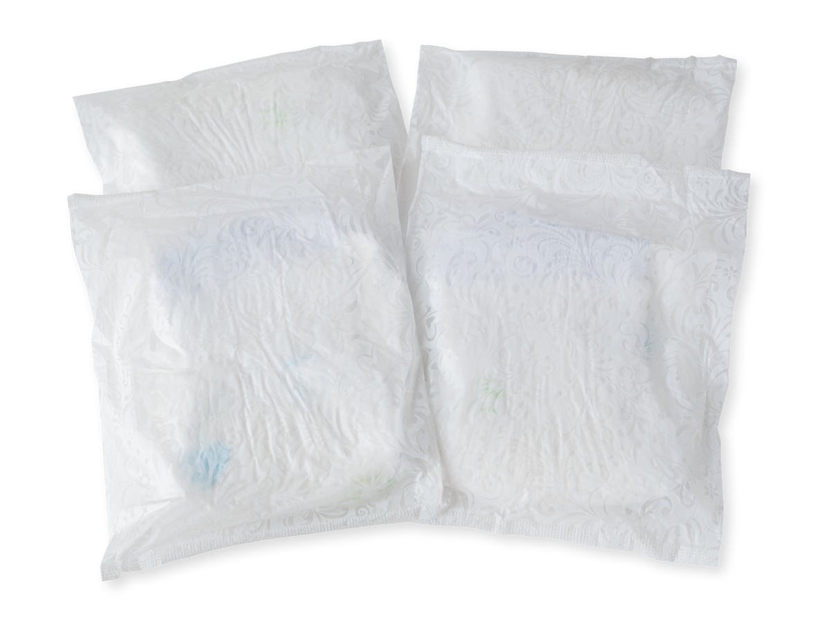 BULK SisPants - Disposable Period Underwear for Women, Postpartum Panties, Maternity, M to XL, 40Bags/Carton