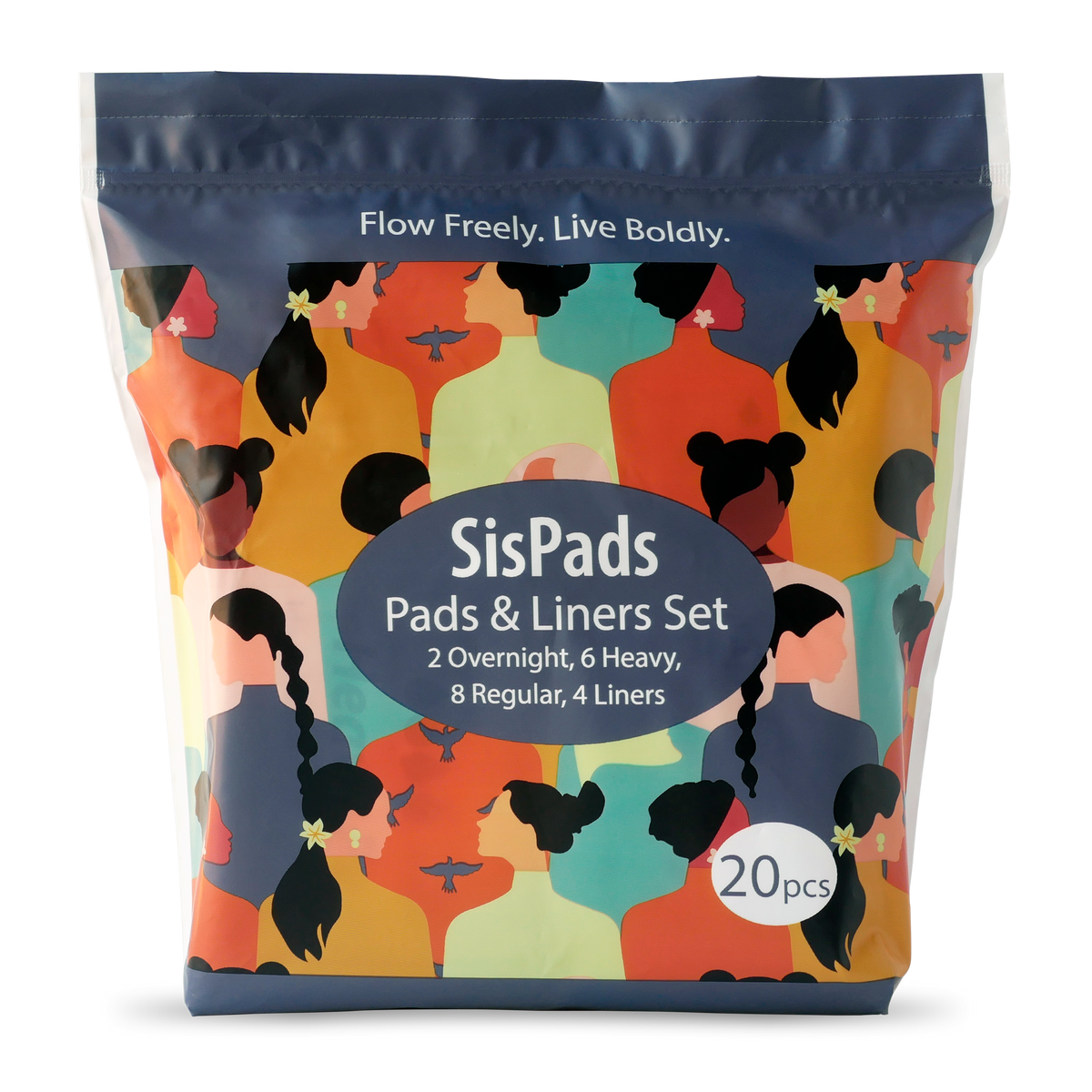 Merchandising-Ready 36 SisPads & 24 SisPants Display - 5 Tier